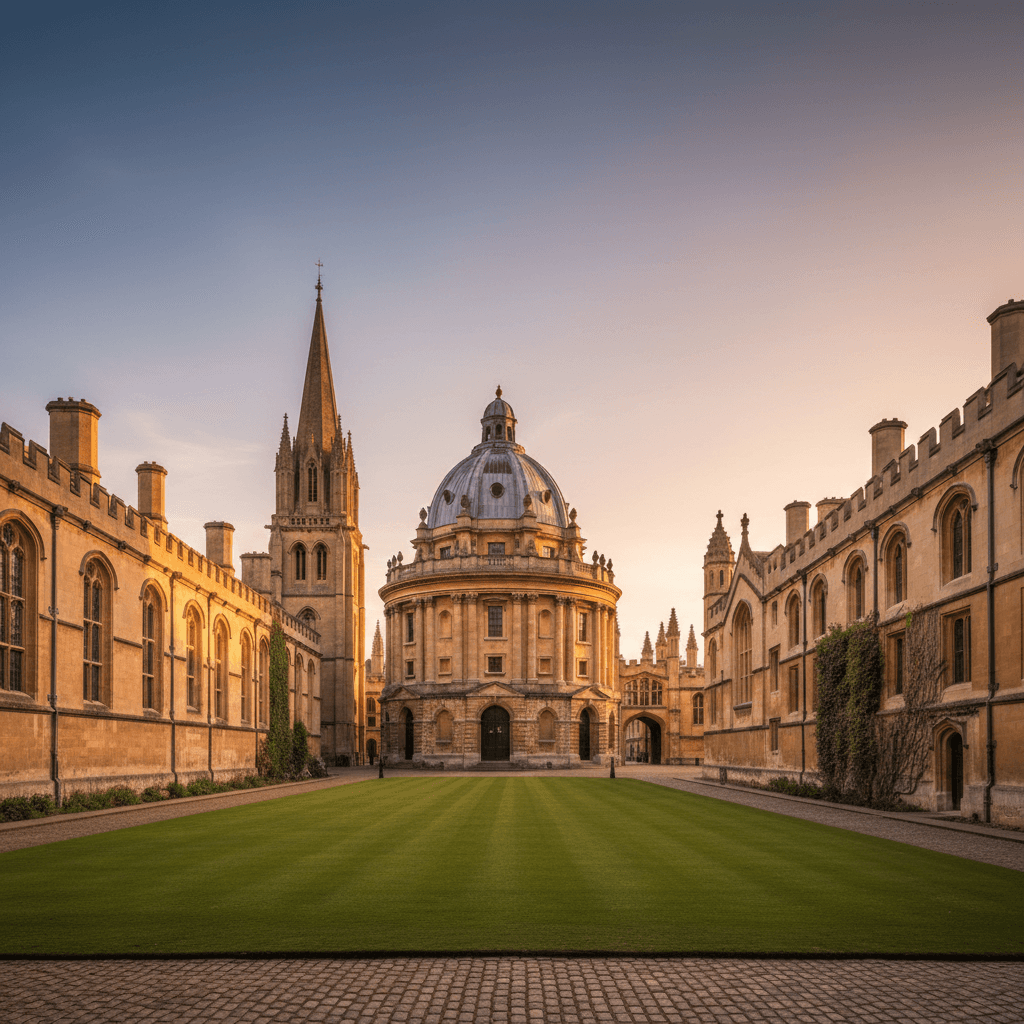 Oxford University historic college buildings and grounds
